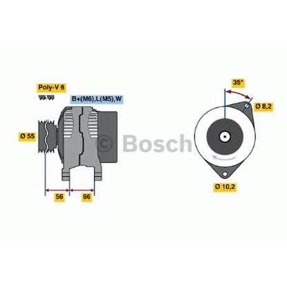 Foto Generator BOSCH 0986042201