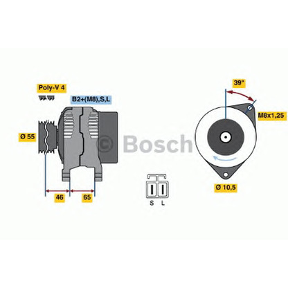 Фото Генератор BOSCH 0986042690