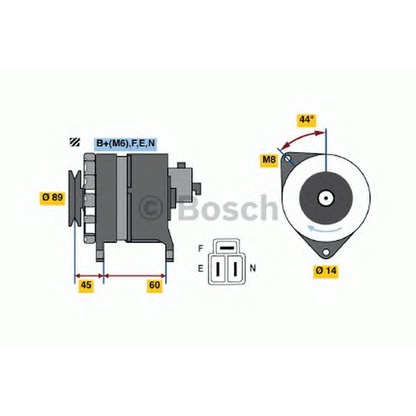 Photo Alternator BOSCH 0986042981