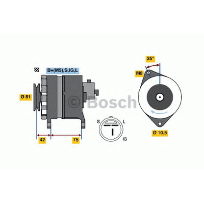 Фото Генератор BOSCH 0986044991