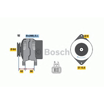 Фото Генератор BOSCH 0986045651