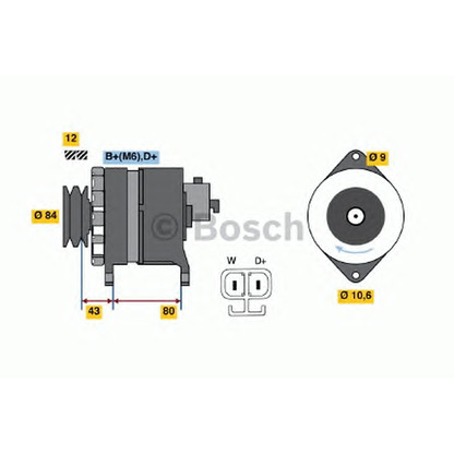 Zdjęcie Alternator BOSCH 0986045930