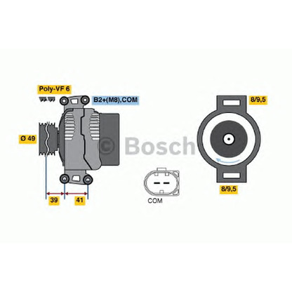 Zdjęcie Alternator BOSCH 0986047240