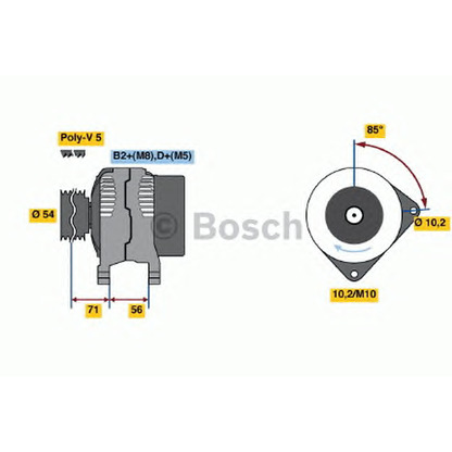 Фото Генератор BOSCH 0986047270