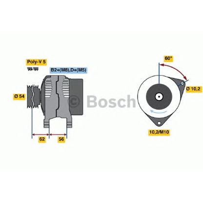 Photo Alternateur BOSCH 0986047280