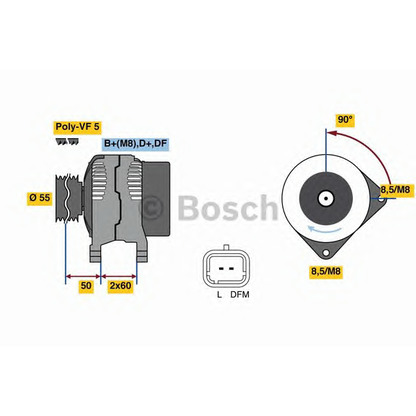 Foto Generator BOSCH 0986080140