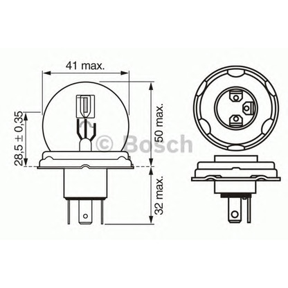 Photo Bulb, spotlight BOSCH 1987302023