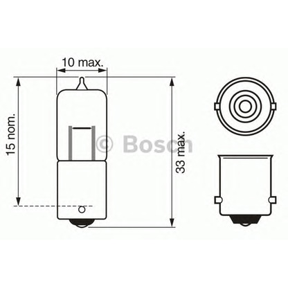 Photo Bulb BOSCH 1987302245