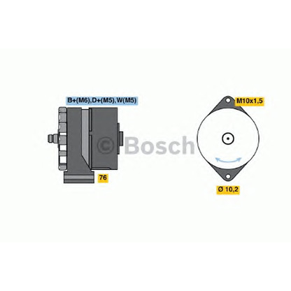 Photo Alternator Regulator BOSCH 9120080136