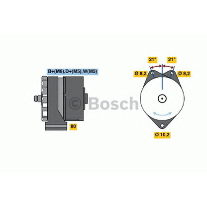 Foto Regolatore alternatore BOSCH 9120080174