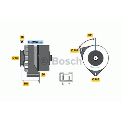 Foto Alternador BOSCH 9120144258