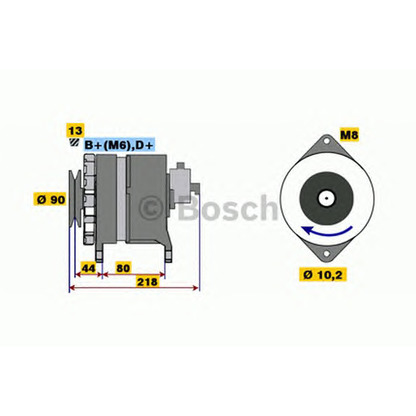 Foto Alternatore BOSCH 9120334628