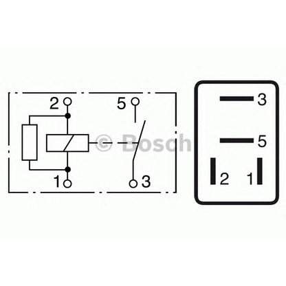 Foto Relé, corriente de trabajo; Relé multifunción BOSCH 0332207302