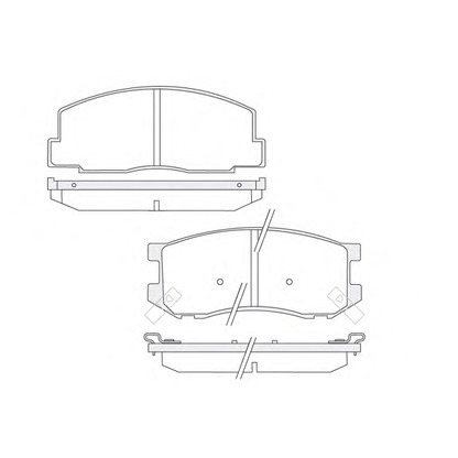 Photo Brake Pad Set, disc brake KSM-KOSHIMO 18500058059