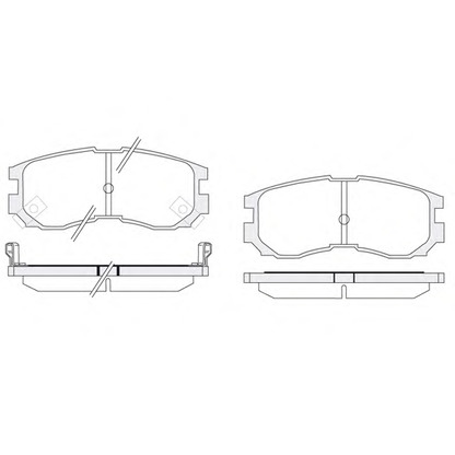 Photo Brake Pad Set, disc brake KSM-KOSHIMO 18500058076