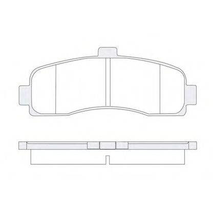 Photo Brake Pad Set, disc brake KSM-KOSHIMO 18500058083