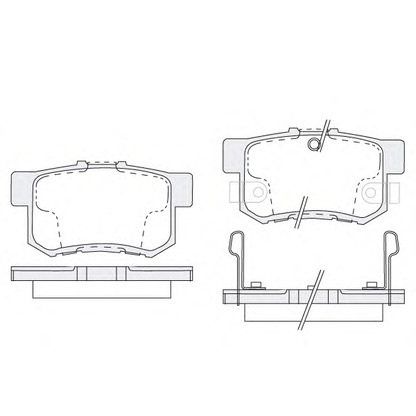 Photo Brake Pad Set, disc brake KSM-KOSHIMO 18500058092