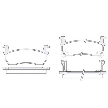 Photo Brake Pad Set, disc brake KSM-KOSHIMO 18500058102