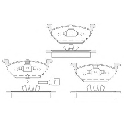 Photo Brake Pad Set, disc brake KSM-KOSHIMO 18500058151