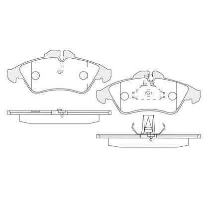 Photo Brake Pad Set, disc brake KSM-KOSHIMO 18500058198