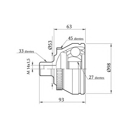 Foto Kit giunti, Semiasse KSM-KOSHIMO 18600068008