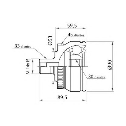 Foto Giunto, Semiasse KSM-KOSHIMO 18600068017