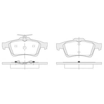 Photo Brake Pad Set, disc brake KSM-KOSHIMO 18500058222