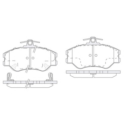 Photo Brake Pad Set, disc brake KSM-KOSHIMO 18500058002