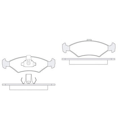 Photo Brake Pad Set, disc brake KSM-KOSHIMO 18500058004