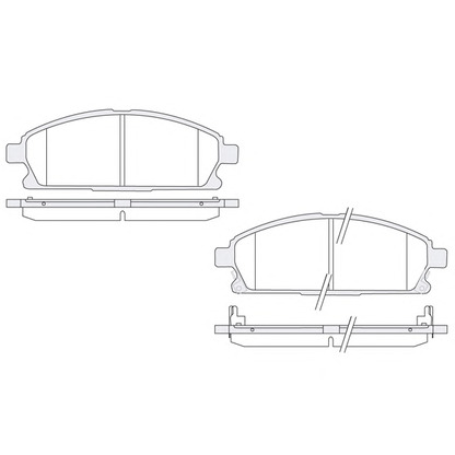 Photo Brake Pad Set, disc brake KSM-KOSHIMO 18500058014