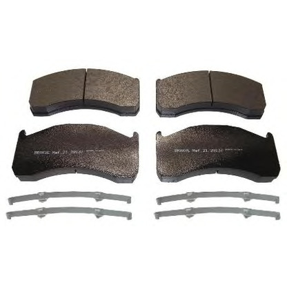 Photo Brake Pad Set, disc brake AIR FREN 2129137