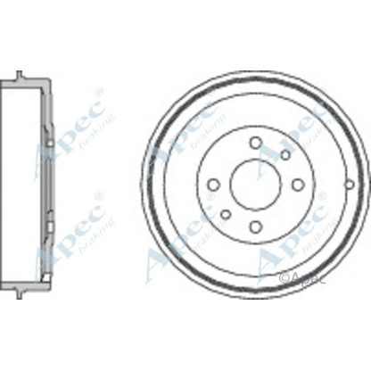 Foto Tamburo freno APEC braking DRM9523