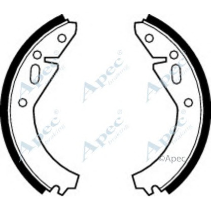 Фото Комплект тормозных колодок APEC braking SHU12