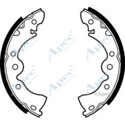 Photo Brake Shoe Set APEC braking SHU421