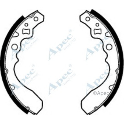 Foto Juego de zapatas de frenos APEC braking SHU490