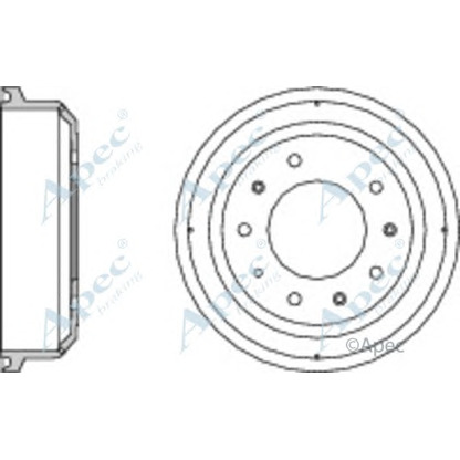 Zdjęcie Bęben hamulcowy APEC braking DRM9803