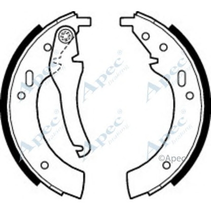 Foto Bremsbackensatz APEC braking SHU62