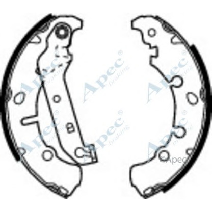 Photo Brake Shoe Set APEC braking SHU635