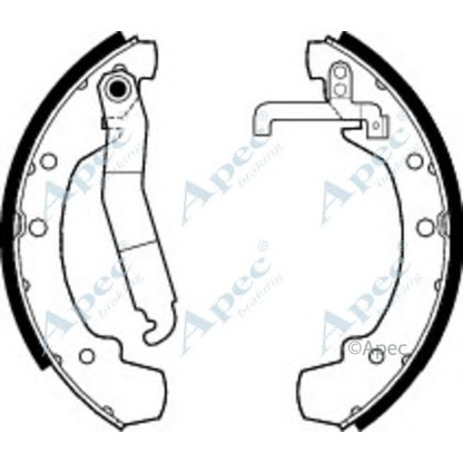 Foto Kit ganasce freno APEC braking SHU118