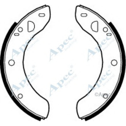 Photo Brake Shoe Set APEC braking SHU172