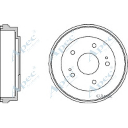 Foto Tambor de freno APEC braking DRM9918