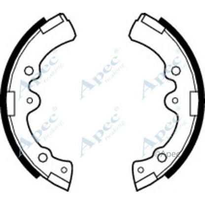 Photo Brake Shoe Set APEC braking SHU456