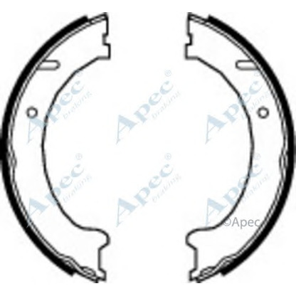 Photo Brake Shoe Set, parking brake APEC braking SHU569