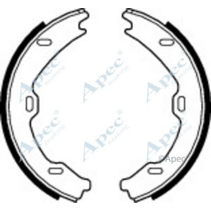 Foto Bremsbackensatz, Feststellbremse APEC braking SHU675