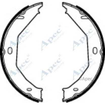 Foto Bremsbackensatz, Feststellbremse APEC braking SHU757