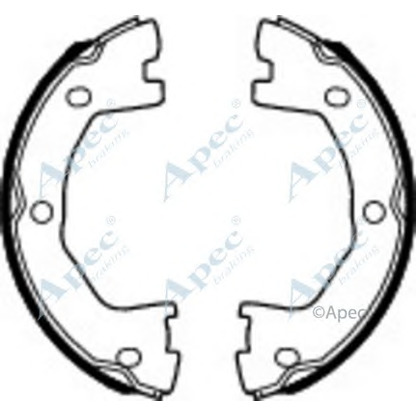 Foto Bremsbackensatz, Feststellbremse APEC braking SHU779