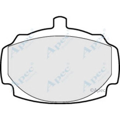 Photo Brake Pad Set, disc brake APEC braking PAD10