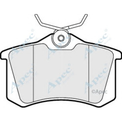Zdjęcie Zestaw klocków hamulcowych, hamulce tarczowe APEC braking PAD1020