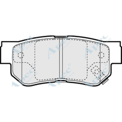 Zdjęcie Zestaw klocków hamulcowych, hamulce tarczowe APEC braking PAD1121