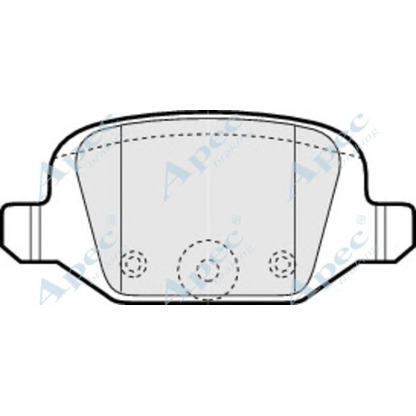 Foto Kit pastiglie freno, Freno a disco APEC braking PAD1130